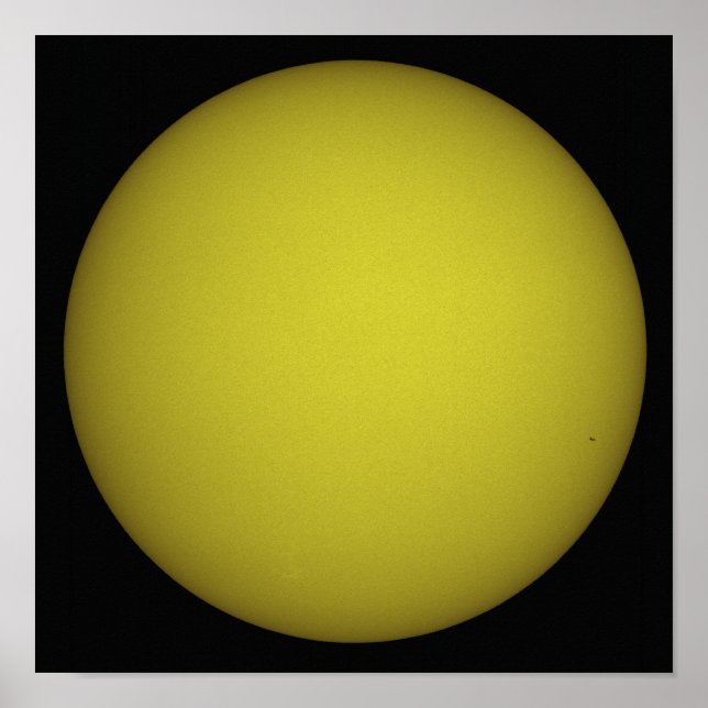 Poster Space Shuttle Atlantis est vue en silhouette (Devant)