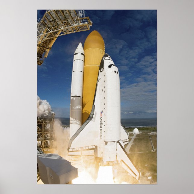 Poster Space Shuttle Atlantis lève sur 13 (Devant)