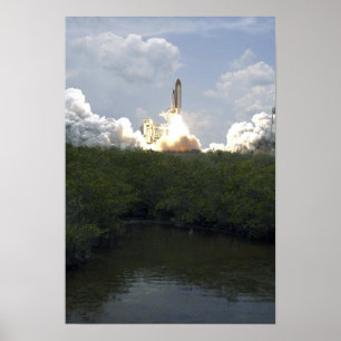 Poster Space Shuttle Atlantis lève sur 14