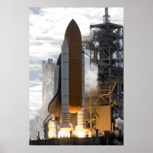 Poster Space Shuttle Atlantis lève sur 17