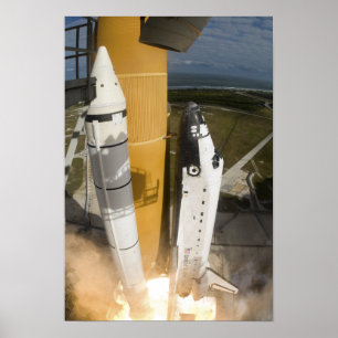 Poster Space Shuttle Atlantis lève sur 19