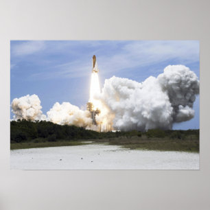Poster Space Shuttle Atlantis se lève sur 5