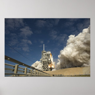 Poster Space Shuttle Atlantis se lève sur 6