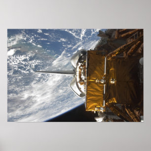Poster Space Shuttle Atlantis sur la baie de charge utile