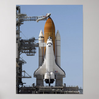 Poster Space Shuttle Endeavor est prêt