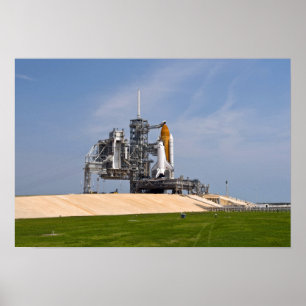 Poster Space Shuttle Endeavor sur le lancement
