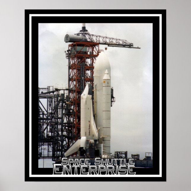 Poster Space Shuttle Enterprise (Devant)