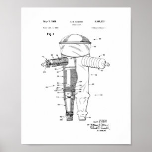 Poster Space Suit Patent