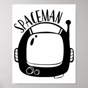Poster Spaceman Vintage