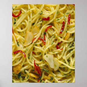 Poster Spaghetti Aglio; Olio and Peperoncino