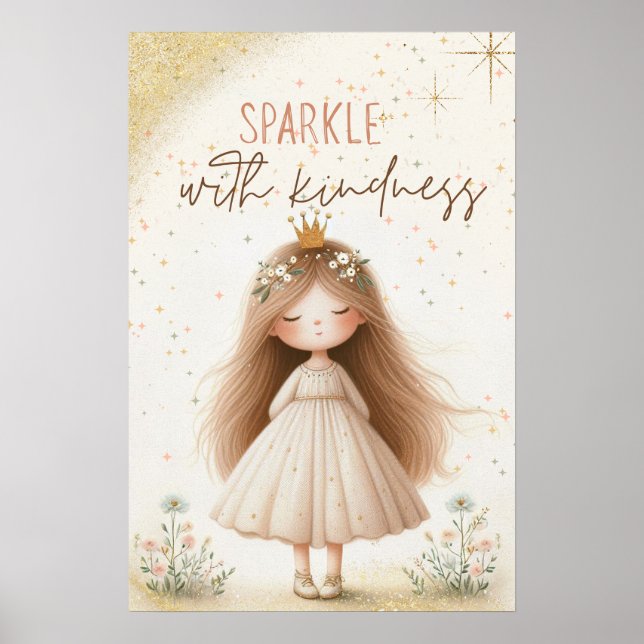 Poster Sparkle with kidness (Devant)