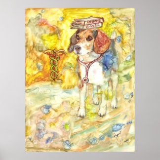 Poster Sparky va à l'affiche de l'école de médecine