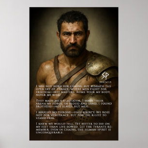 Poster Spartacus - L'Esprit Inconquérable