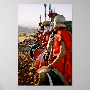 Poster Spartans puissant