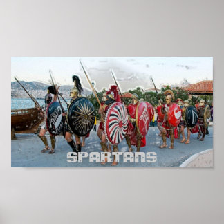 Poster Spartiates,
