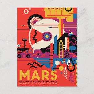 Poster spatial Retro - Programme d'exploration de 