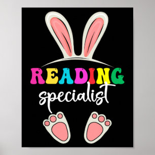 Poster Spécialiste de la lecture de Pâques Enseignant de