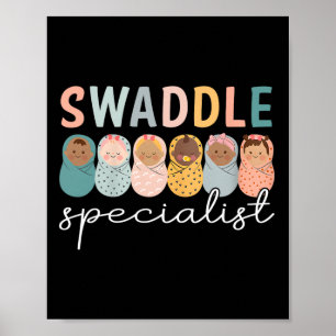 Poster Spécialiste de Swaddle Nicu Mother Ba