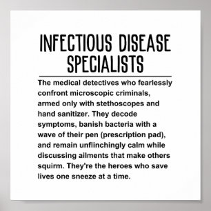 Poster Spécialiste des maladies infectieuses