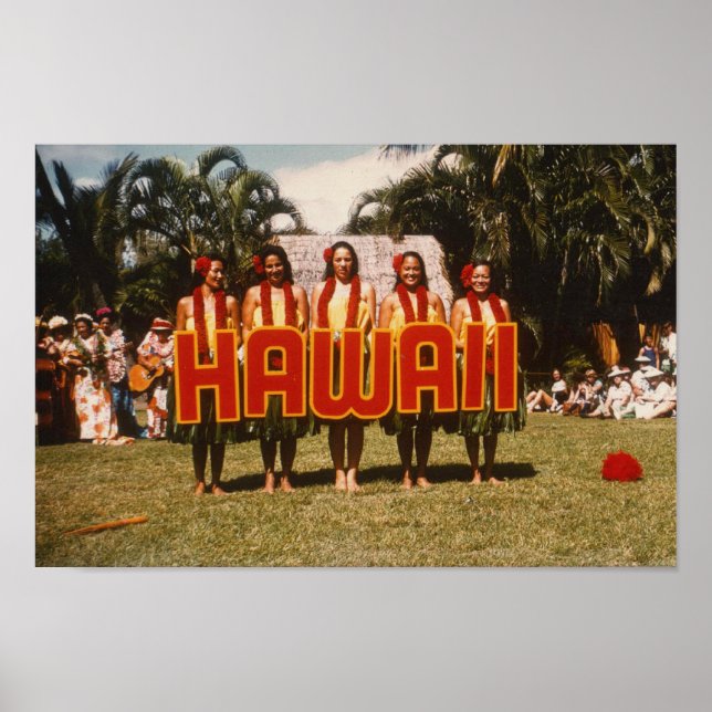 Poster Spectacle de Hula (Devant)