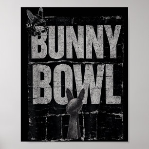 Poster Spectacle de mi-temps amusant de Bunny Bowl 2026