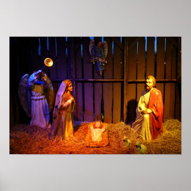 Poster Spectacle de Noël de la crèche à Washington DC (Devant)