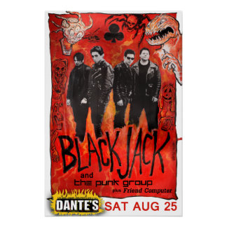 Poster Spectacle de retrouvailles Blackjack sur l'affiche