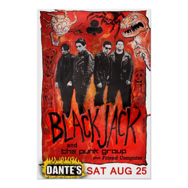 Poster Spectacle de retrouvailles Blackjack sur l'affiche (Devant)