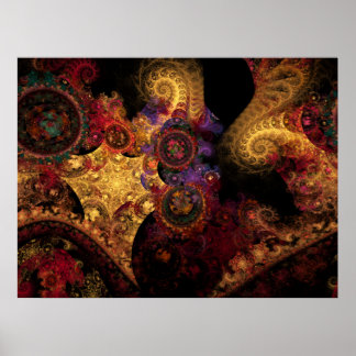 Poster Spectacle fractal