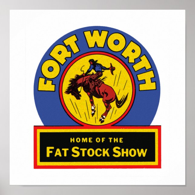 Poster Spectacle Stock de Fort Worth (Devant)
