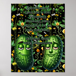 Poster Spectaculaire : Définition spec·tac·u·laire