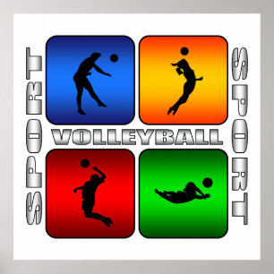 Poster Spectacular Volleyball