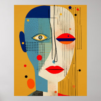 Poster Spectre de perception Abstrait