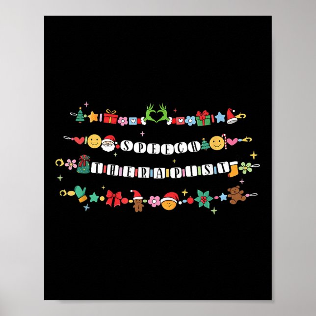 Poster Speech Therast Bracelet Christmas Friendship Slp X (Devant)