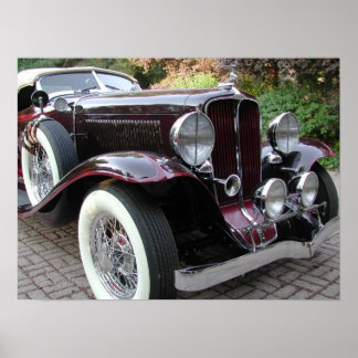 Poster Speedster d'Auburn 1932