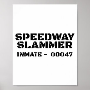 Poster Speedway Slammer. Détenu en prison 47 Costume _1