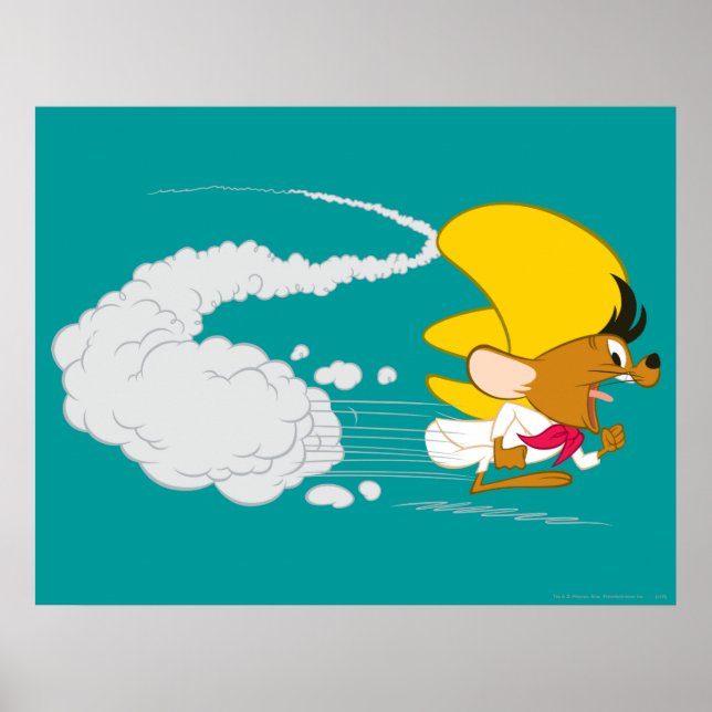 Poster SPEEDY GONZALES™ s'exécute en couleur (Devant)