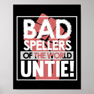 Poster Spellers Du Monde Dyslexia Sensibilisation Thérape