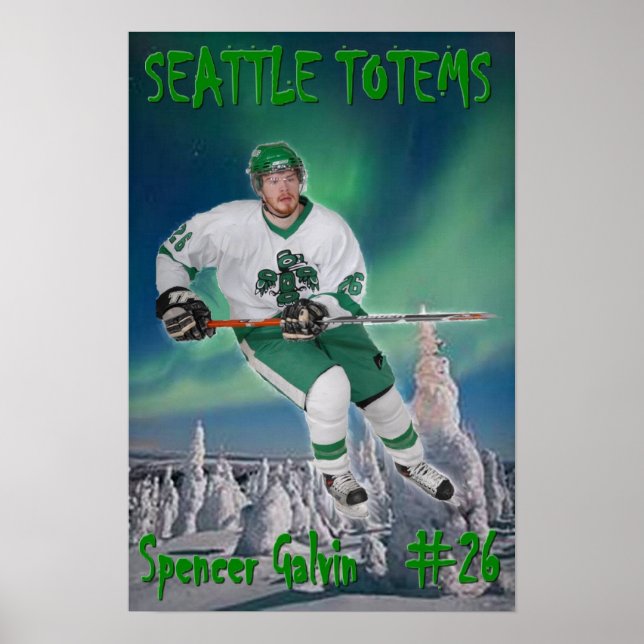 Poster Spencer Galvin - Totaux Seattle (Devant)