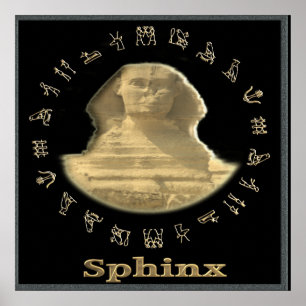 Poster Sphinx égyptien