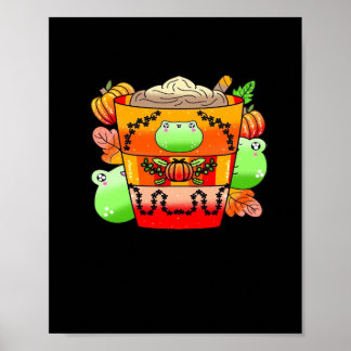 Poster Spice Citrouille crémeuse Latte Saison