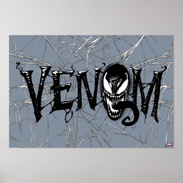 Poster Spider-Man | Logo du nom de la Venom (Devant)