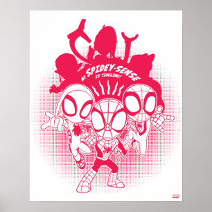 Poster Spidey Team Spidey-Sense Graphisme