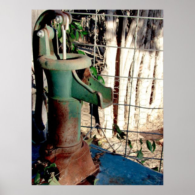 Poster Spigot rouillé (Devant)