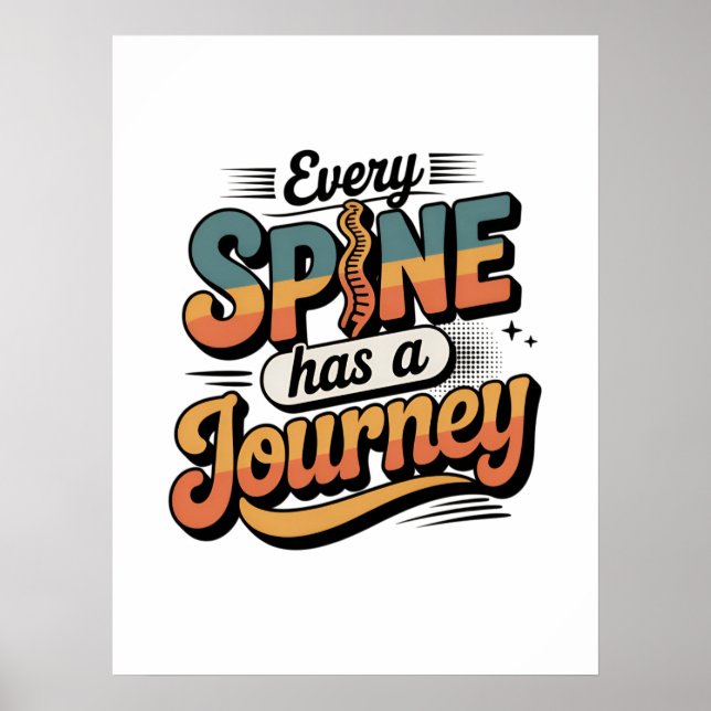 Poster Spine Care Journey and Body Alignment (Devant)