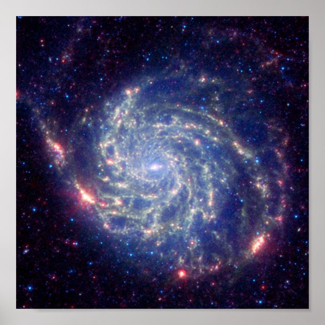 Poster Spiral Messier Galaxy (Devant)