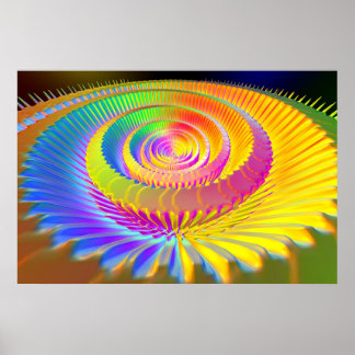 Poster Spiral rose