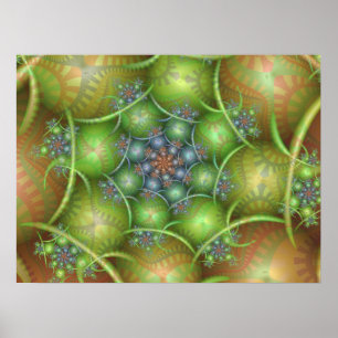 Poster Spirale aux oeufs de Pâques