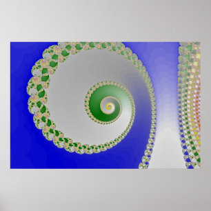 Poster Spirale de couleur