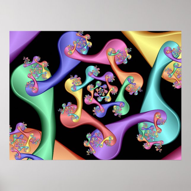 Poster Spirale des cuillères (Devant)